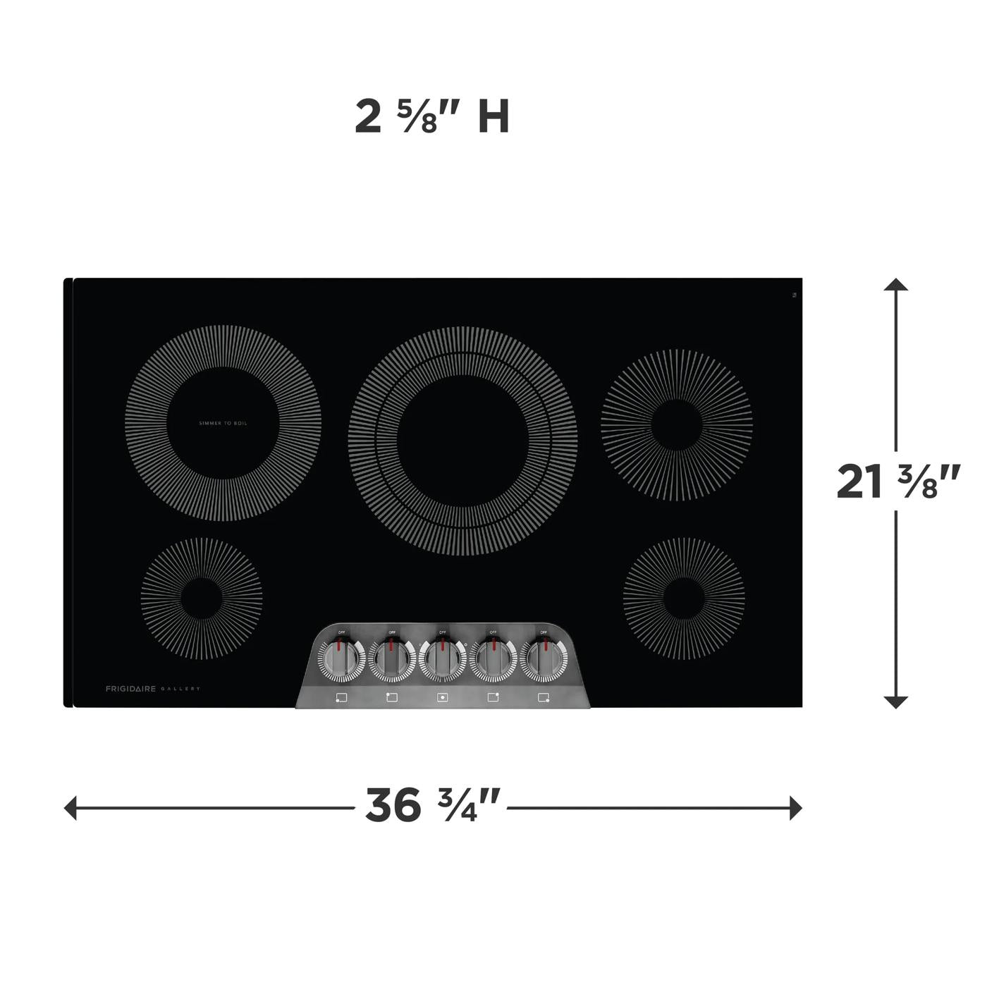36" Electric Cooktop
