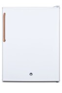 Compact All-Refrigerator with Antimicrobial Pure Copper Handle