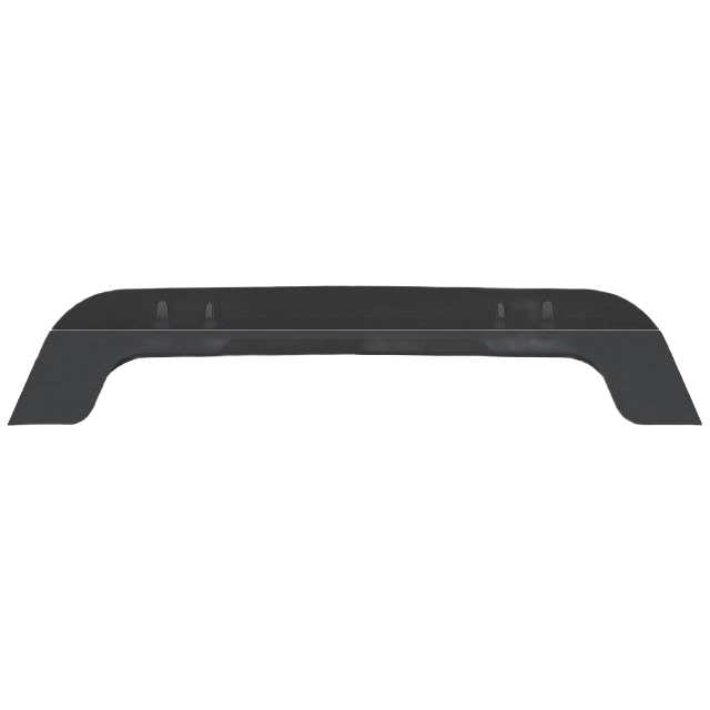 Black sturdy rear fender designed for John Deere Gators, ideal for automotive and mechanic tools collections