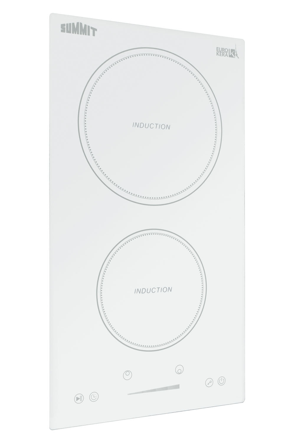 12" Wide 208-240V 2-Zone Induction Cooktop