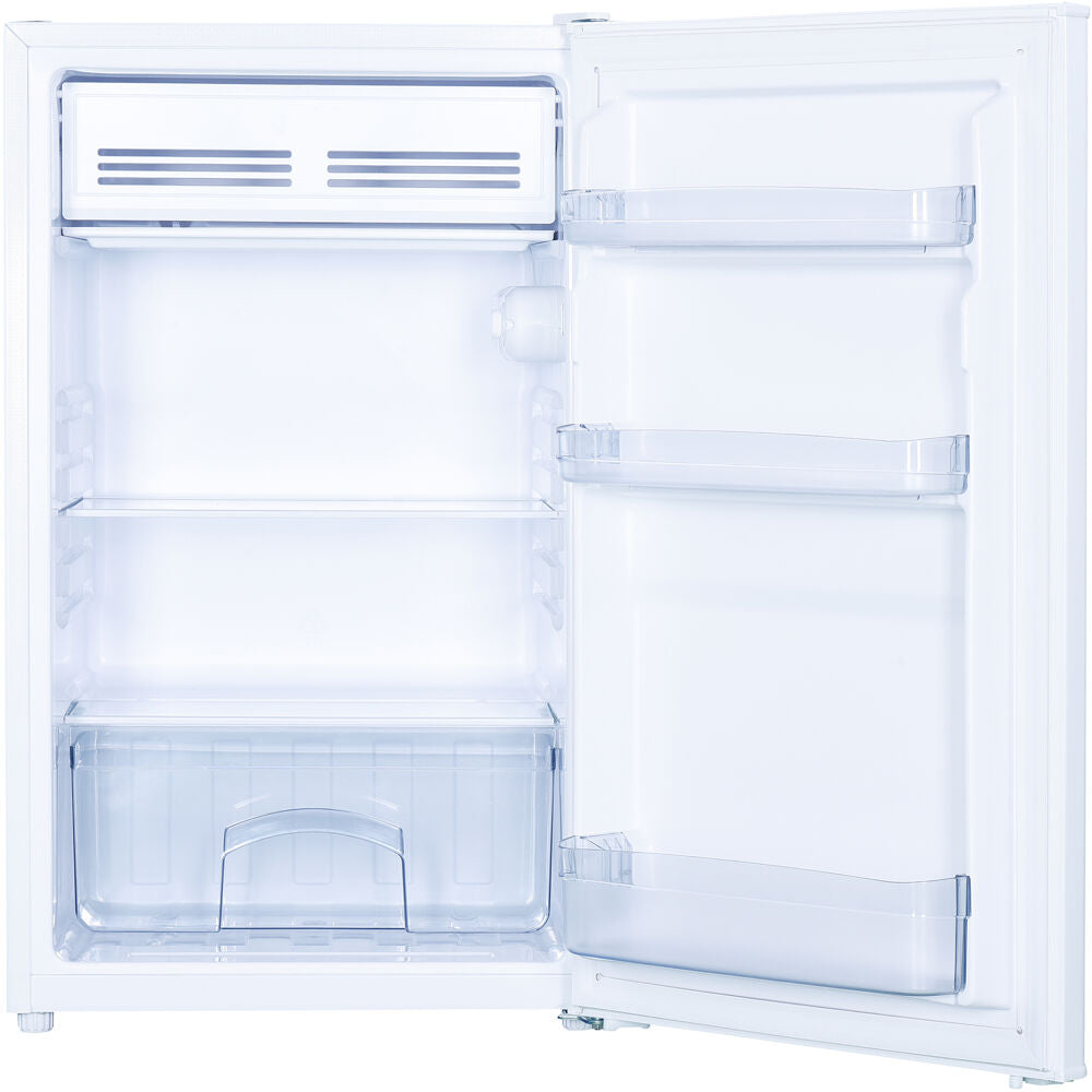 4.4 CuFt. Refrigerator, Push Button Defrost, Full Width Freezer Section