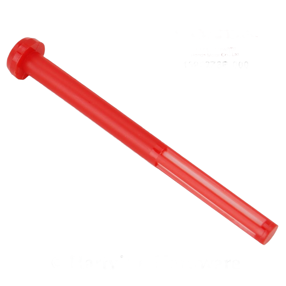 Red plastic fuel filter tool for installing and removing Honda parts in automotive and parts & lubricants collections