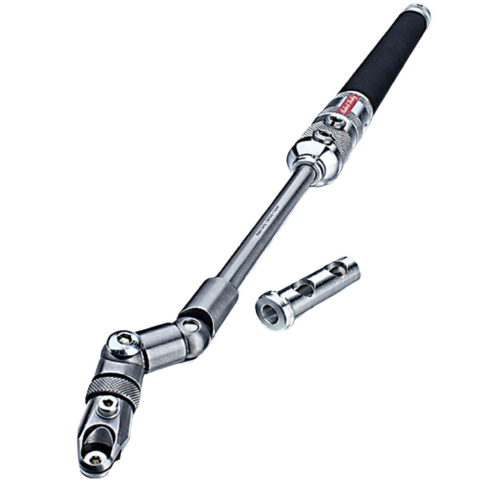 Adjustable hollowing tool with ergonomic grip and swivel head for precision woodturning and home improvement tasks