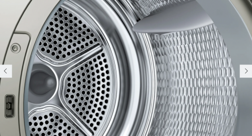800 Series, Heat Pump Dryer, Pearl Steel
