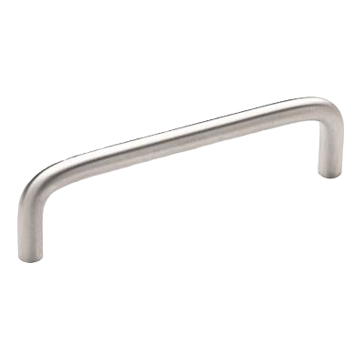 Polished chrome cabinet pull with 4 inch center-to-center spacing for hardware and furniture upgrades under $50 collections