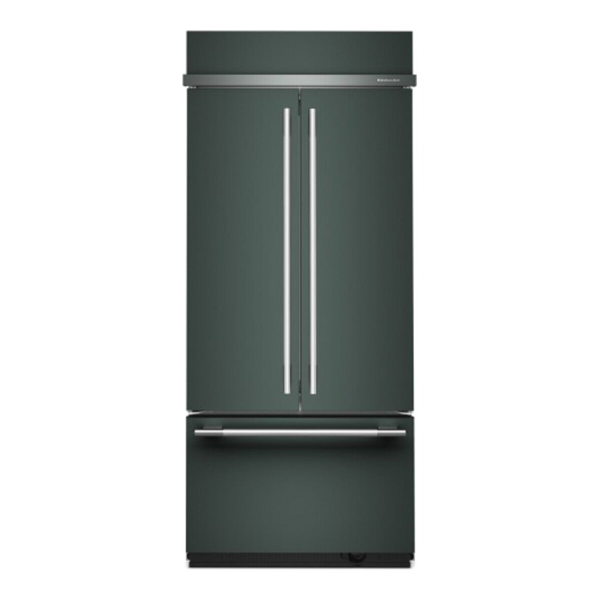 20.8 Cu. Ft. 36-Inch Built-In French Door Bottom Mount Refrigerator with Signature Platinum Interior in Juniper