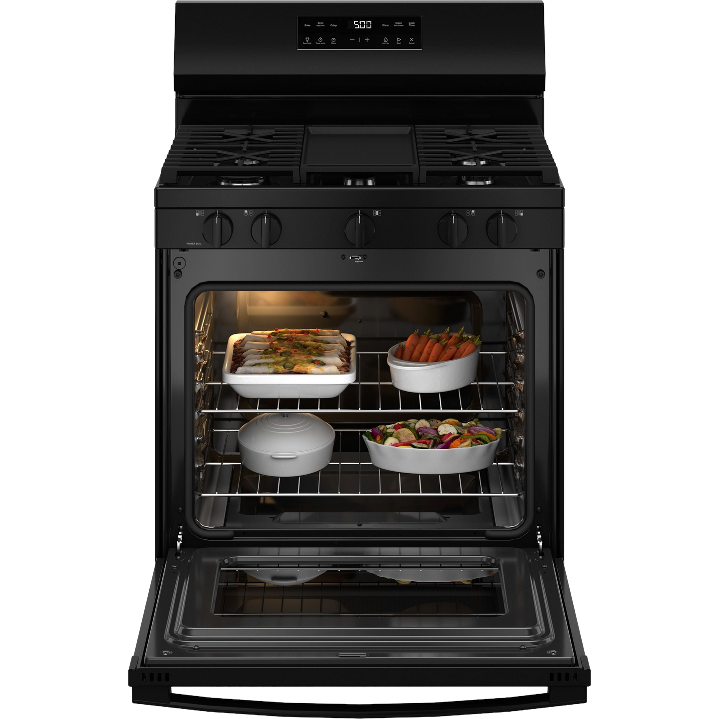 GE® 30" Free-Standing Gas Range with Crisp Mode