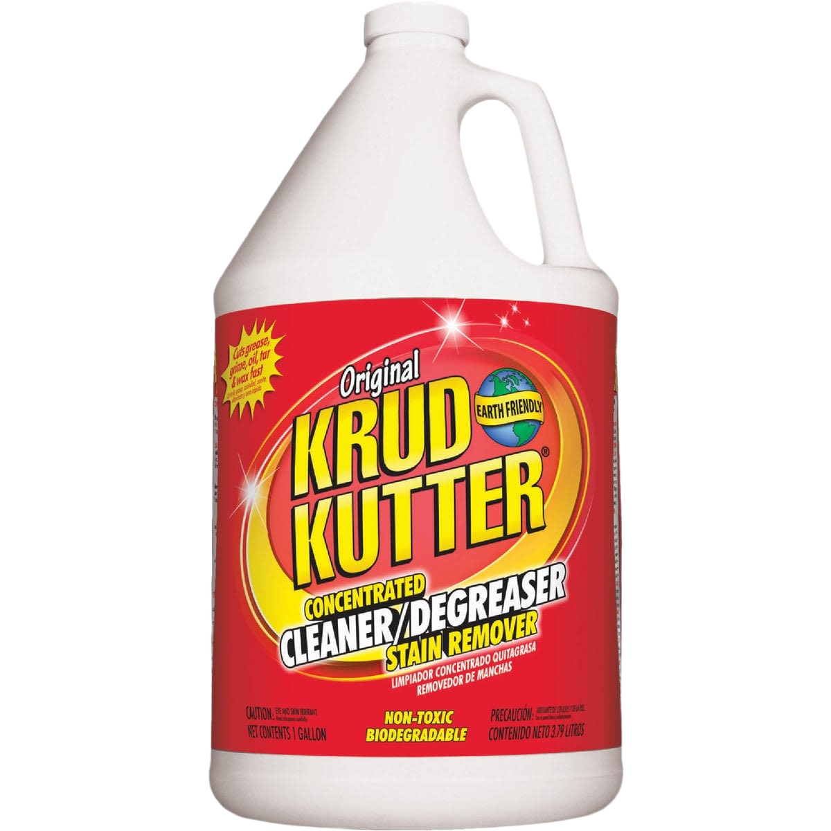 One-gallon container of concentrated commercial cleaner and degreaser for janitorial and cleaning supplies collections
