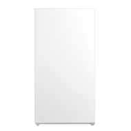White upright convertible freezer refrigerator with solid door, part of kitchen appliances and upright freezers collection