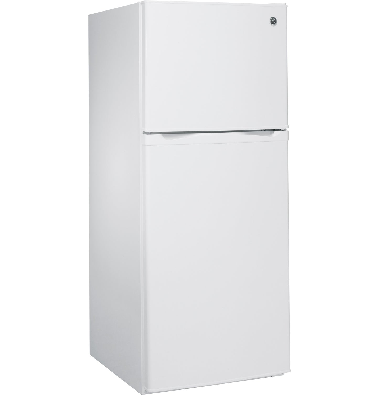 Compact white top-freezer refrigerator ideal for kitchens in refrigerators and appliances collections