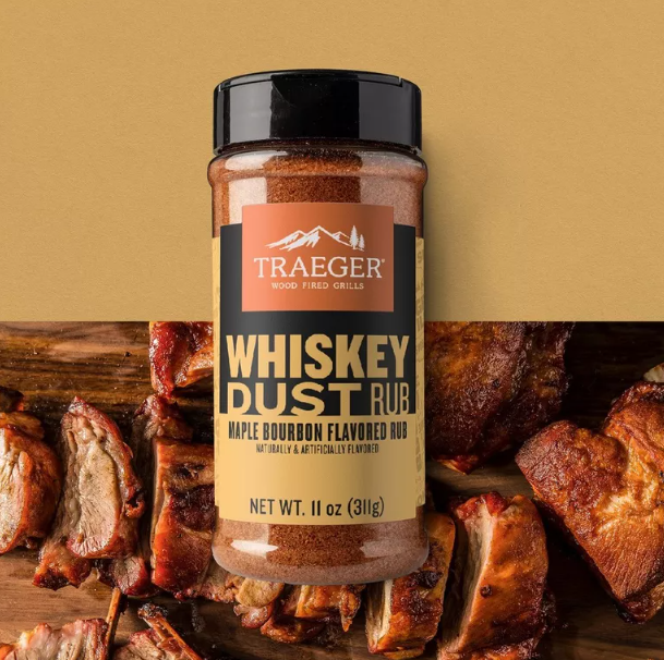 Traeger Whisky Dust Maple & Bourbon Rub, 11 oz.