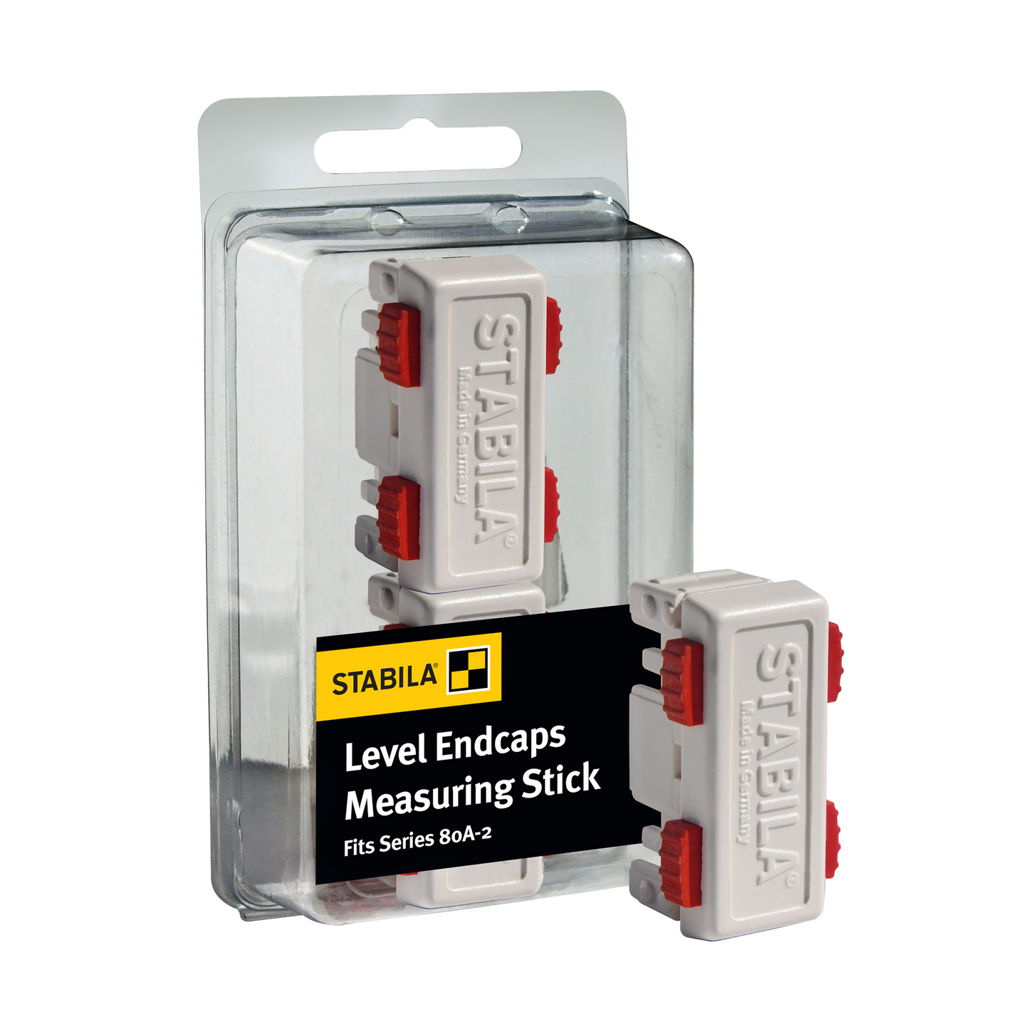 Stabila Type 80 Measuring Stick Level Endcaps, 2-Pc.