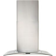 30" Convertible Curved Glass Chimney Range Hood, 460 MAX Blower CFM