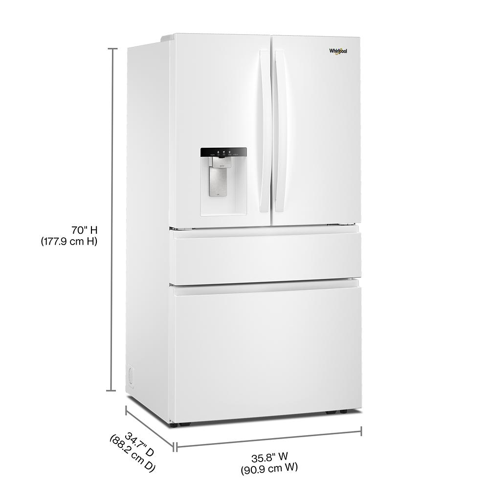 Whirlpool® 29 Cu. Ft. Family-Sized Capacity French Door Refrigerator with Flexible Temperature Drawer