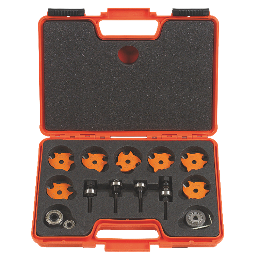 CMT Orange Tools 7 Pc Slot Cutter Set, 1/4" Shank