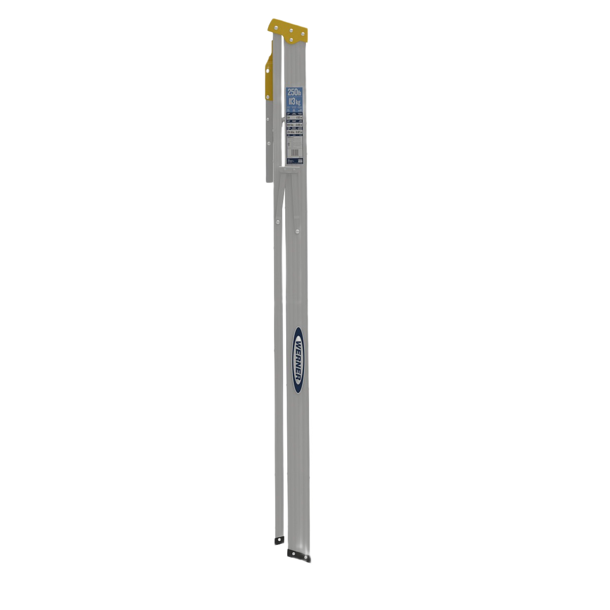 Werner 6 ft. Aluminum Type I Step Ladder, 250 Lb. Capacity