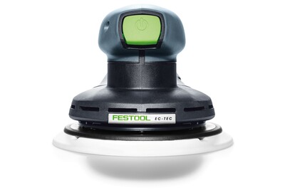 Festool random orbit sander with ergonomic handle and dust extraction for efficient sanding in power tools collection