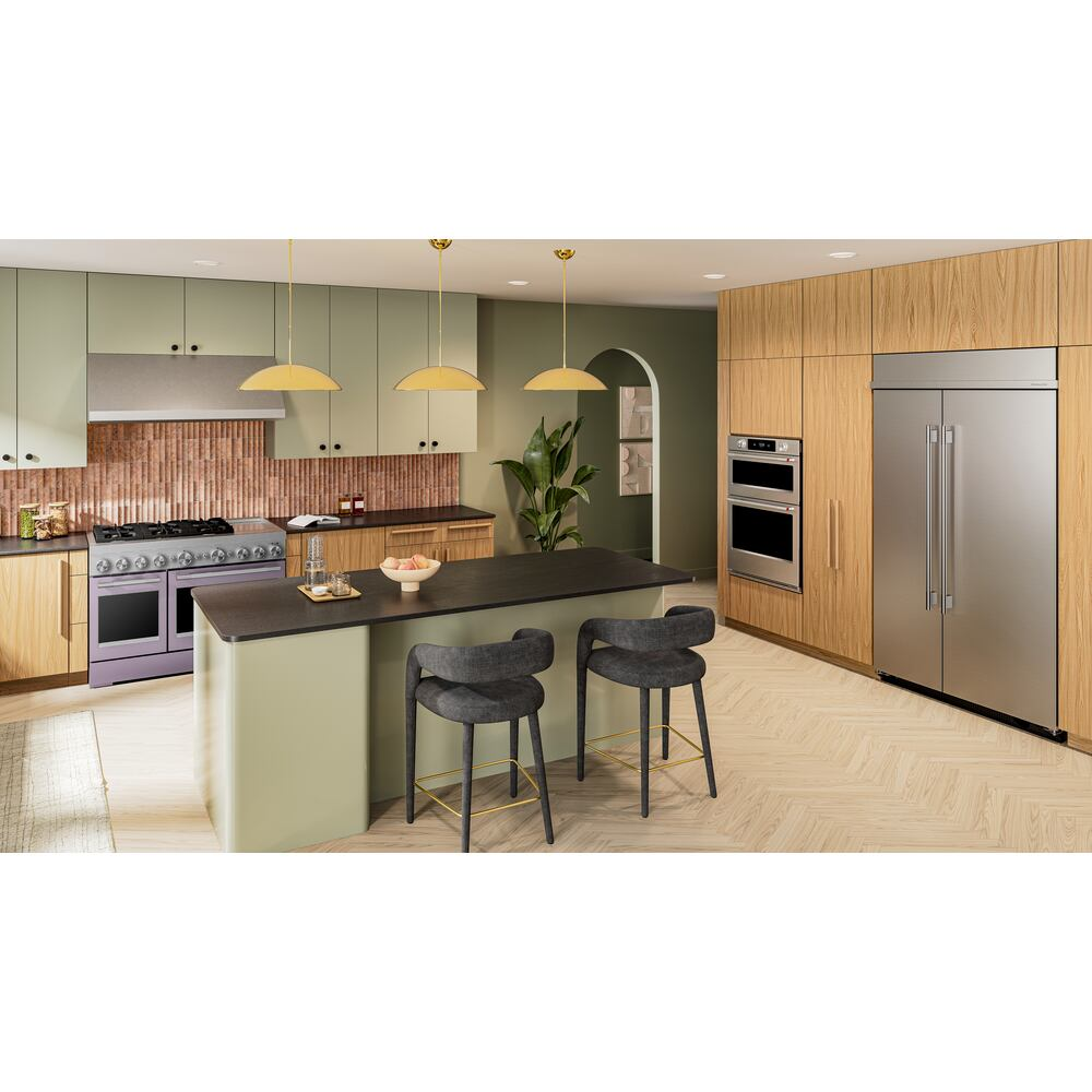48-Inch 6 Burner Commercial-Style Dual Fuel Range with Griddle