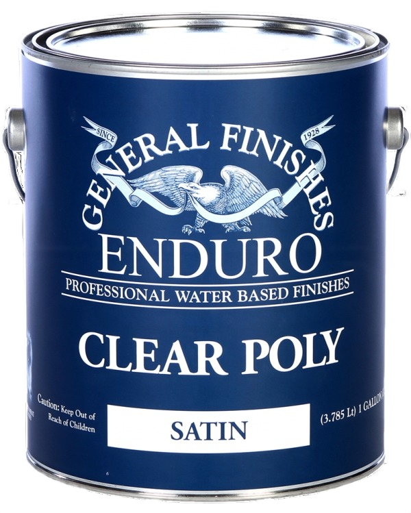 Gallon container of General Finishes Enduro Clear Poly Satin from Wood Finishing and Stains & Sealers collections