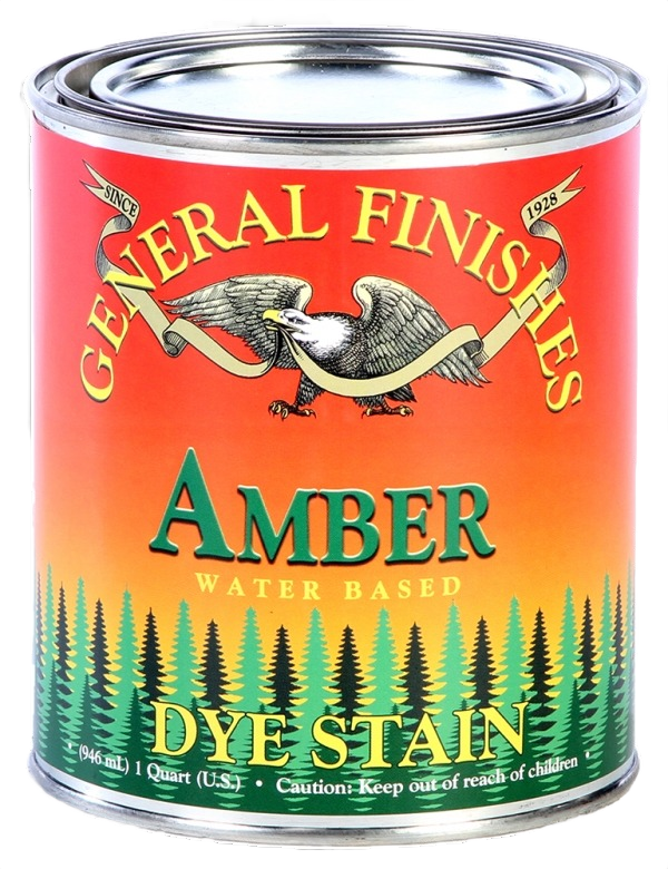 General Finishes Amber water-based dye stain can with forest graphic in paint and supplies collection under $50