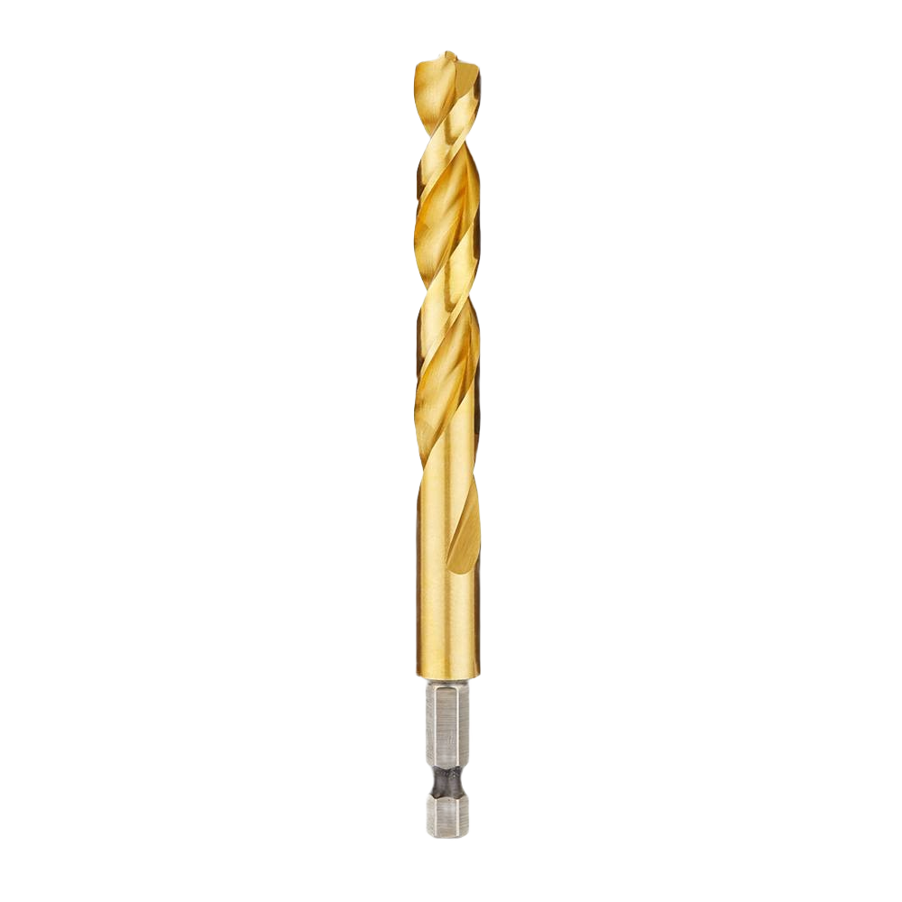 27/64" titanium drill bit with QUAD EDGE™ tip for durable drilling in tool accessories and power tool collections under $50
