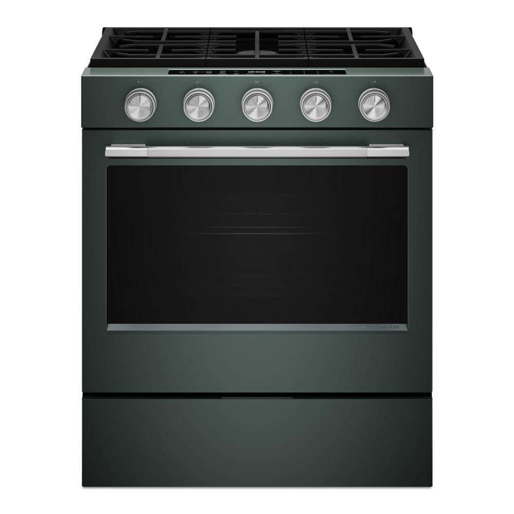5.0 Cu. Ft. Smart Slide-in Gas Range with Convection Cooking Modes and 2-in-1 Burner