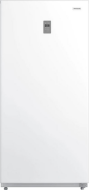 White upright convertible freezer and refrigerator with digital display on door, ideal for garage use, shown in Refrigerators, Kitchen & Kitchenware, Appliances at Hartville Hardware.