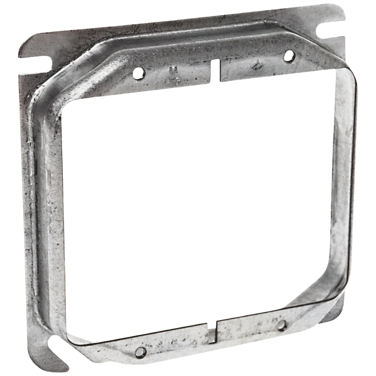 Galvanized steel square raised cover frame for electrical boxes in boxes and brackets and electrical under $50 collections