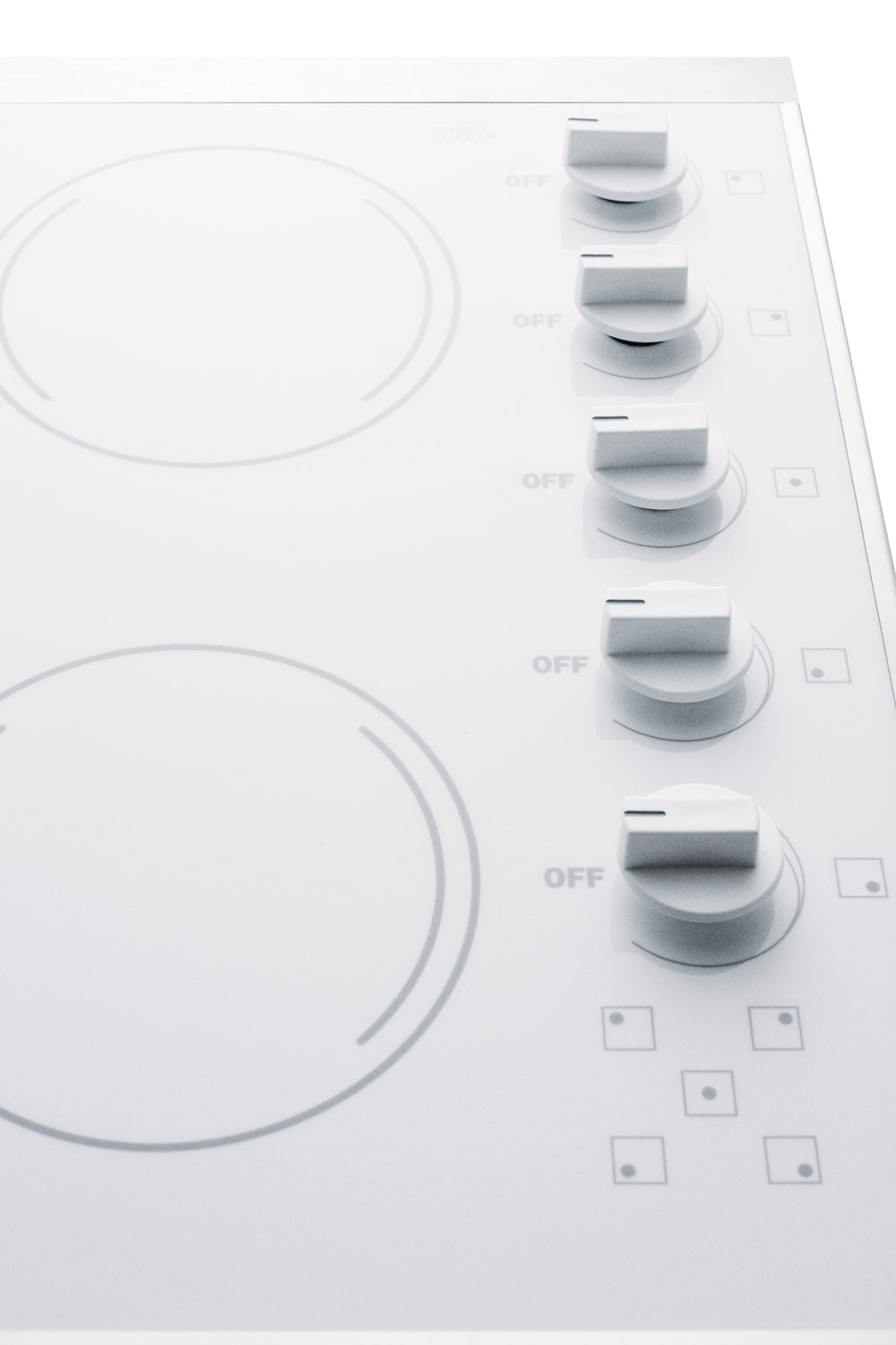 27" Wide 230V 5-Burner Radiant Cooktop