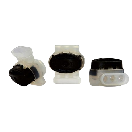 Set of 10 waterproof perimeter wire connectors for outdoor power equipment and lawn mowers, compatible with STIHL iMOW systems