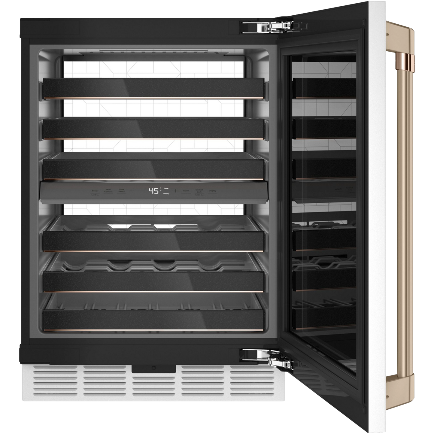 CAFÉ™ 46-Bottle Dual Zone Wine Cooler