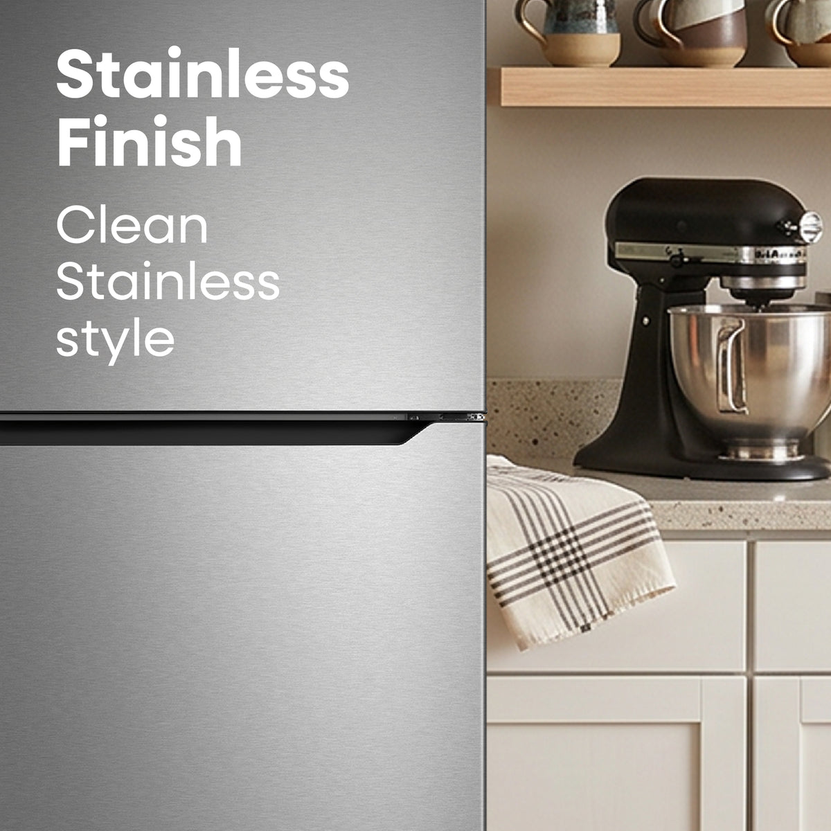 Element Electronics 14.2 cu. ft. Top Freezer Refrigerator - Stainless Steel, ENERGY STAR (ERT14CSCS)