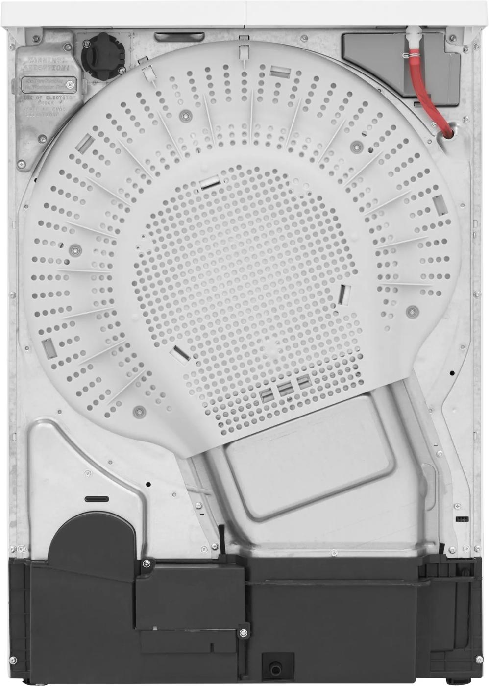 Interior view of compact ventless dryer showing drum and internal components from dryers collection