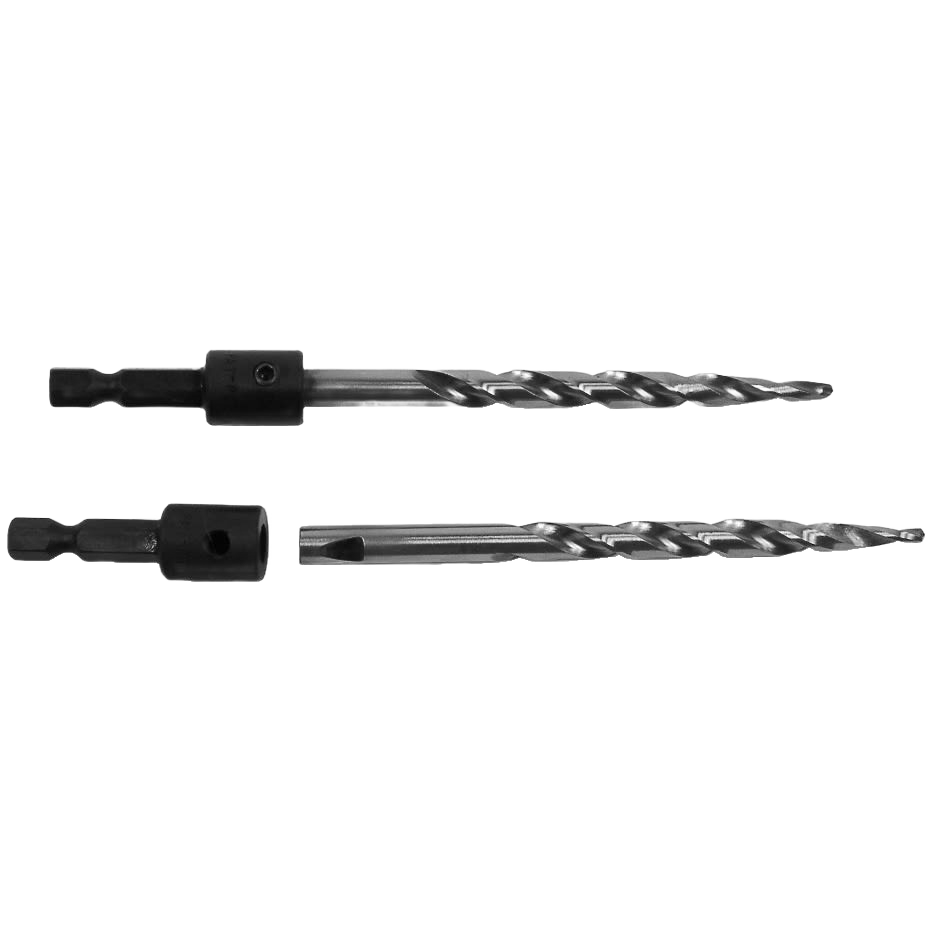 Two 5/32 inch replacement taper drill bits with 1/4 inch hex shanks for power tools in Drill Bits and Tool Accessories collections