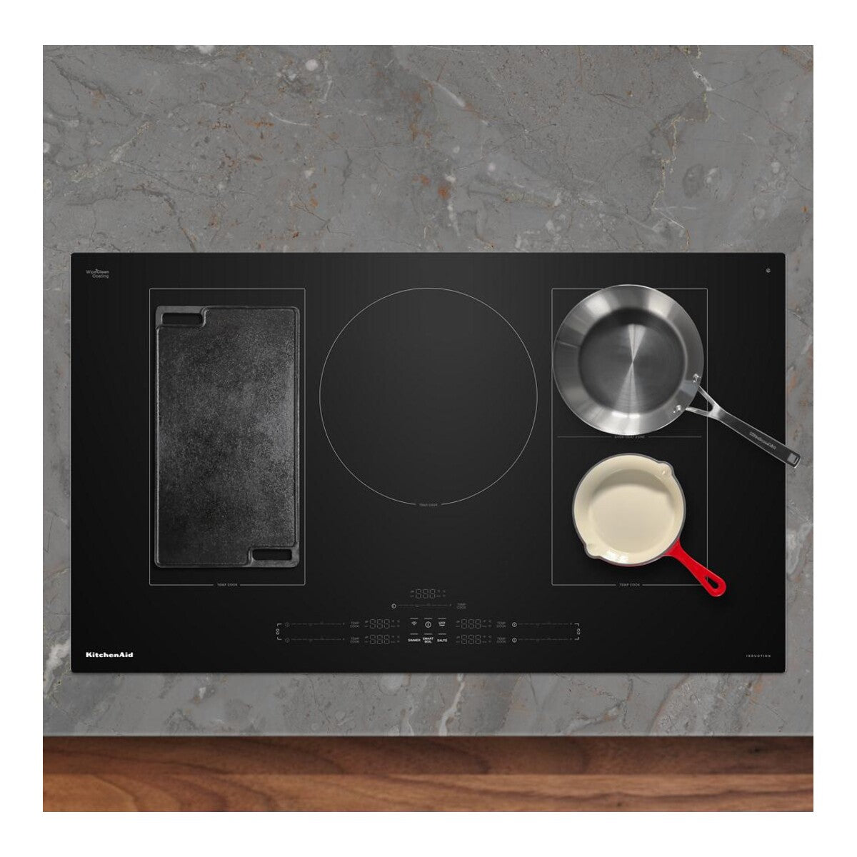 36" Temp Cook™ Induction Cooktop with 5 Cooking Zones