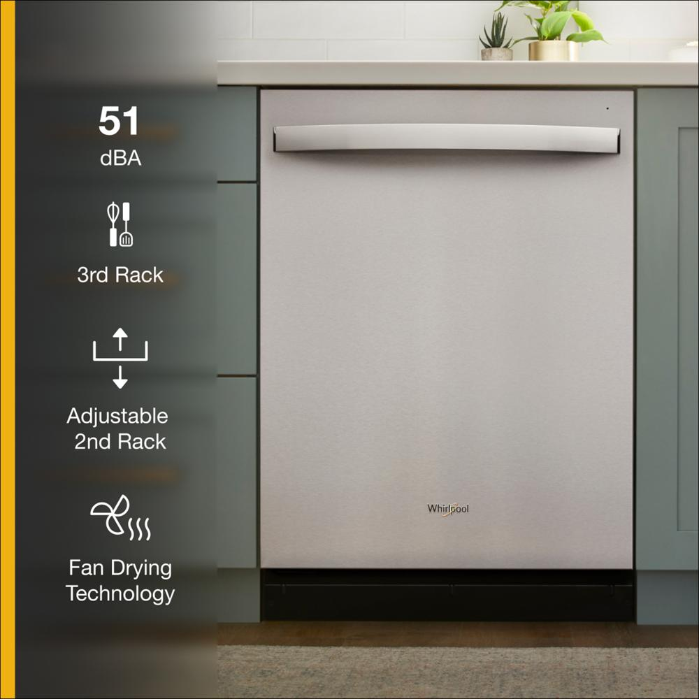 Quiet Dishwasher with 3rd Rack