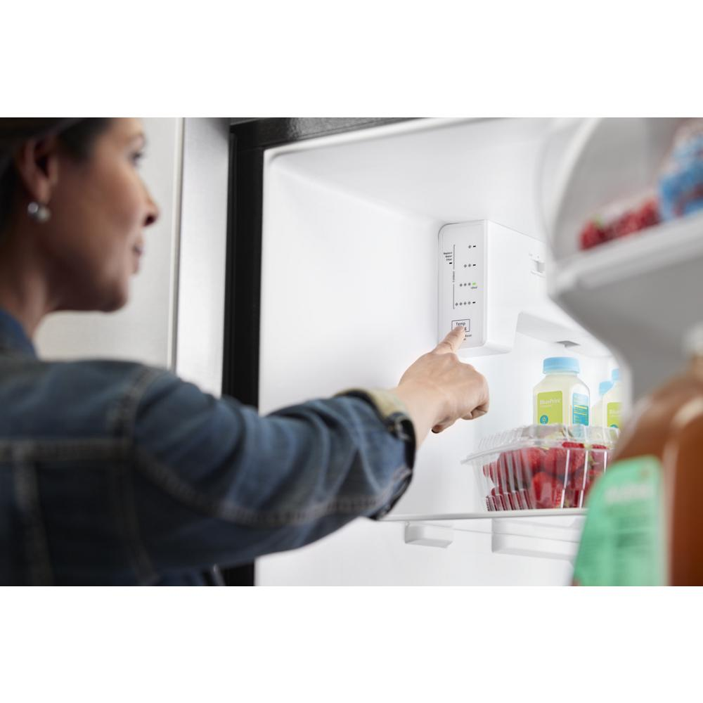36-inch Wide Side-by-Side Refrigerator with Dual Pad External Ice and Water Dispenser - 25 Cu. Ft.