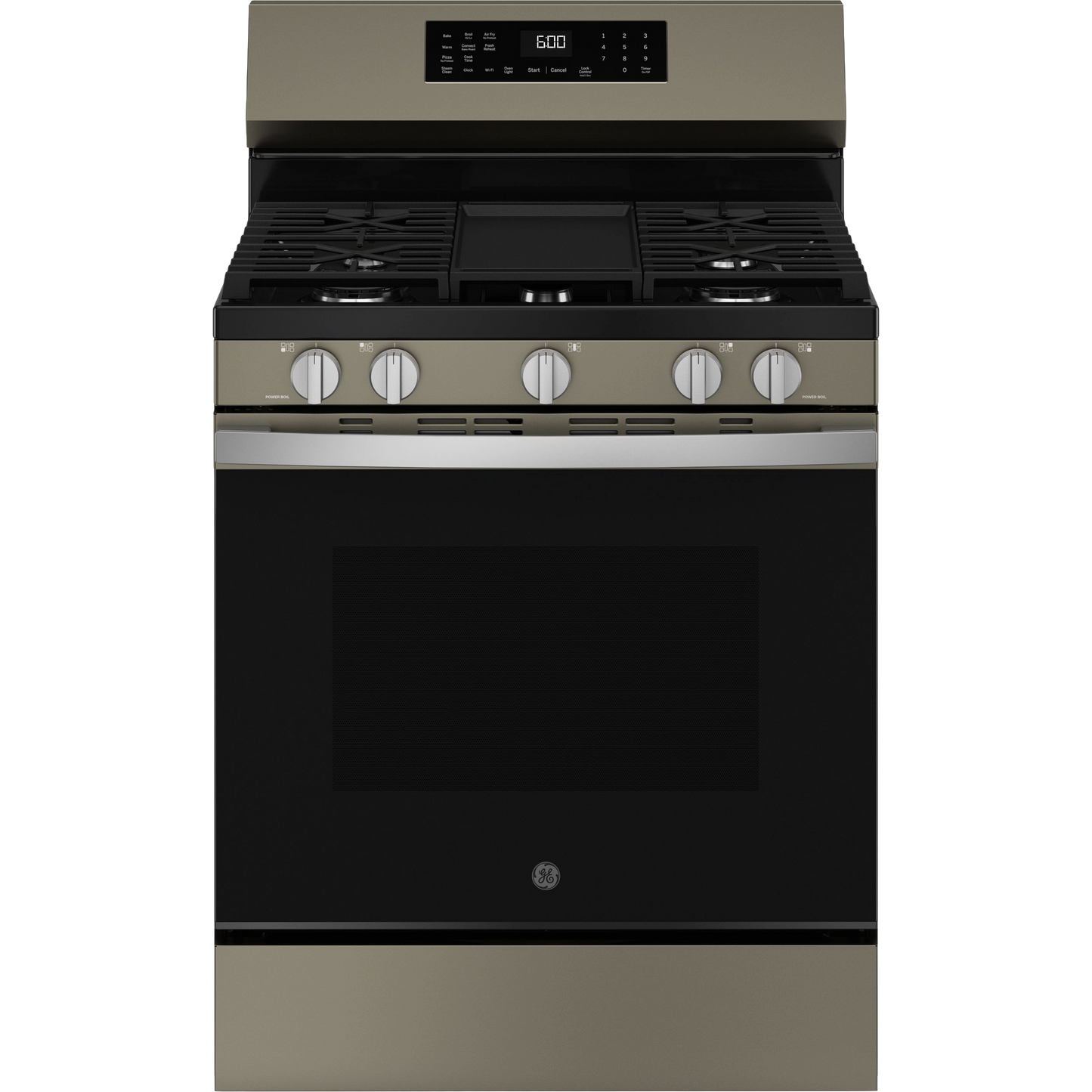 GE® 30" Free-Standing Gas Convection Range with No Preheat Air Fry and EasyWash™ Oven Tray