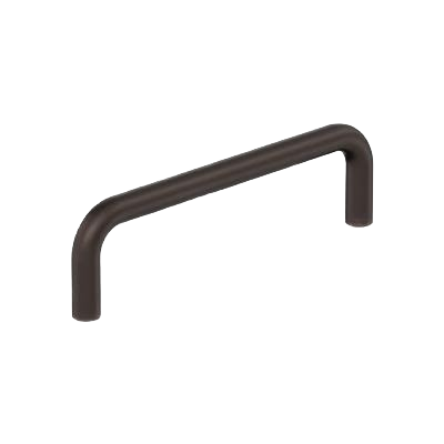Oil-rubbed bronze cabinet pull with a wire design for furniture accessories and home improvement hardware collections
