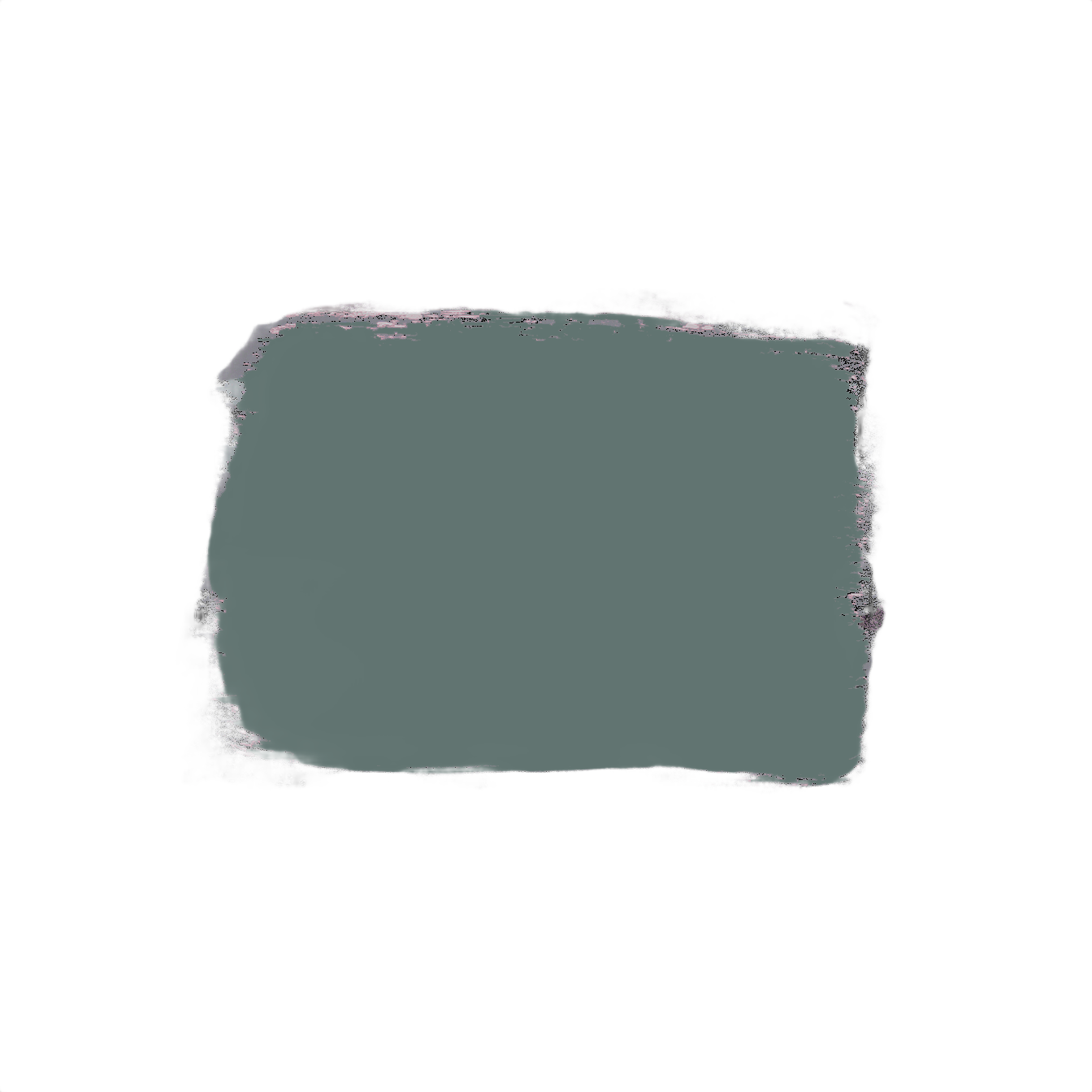 Swatch of muted blue acrylic latex paint sample for specialty paint and home improvement collections under $50