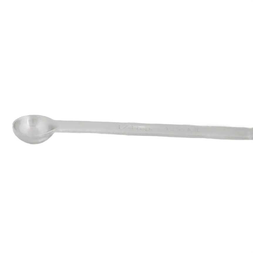 Polished stainless steel 1/4 teaspoon measuring spoon for precise use in kitchenware and kitchen gadgets under $25 collections
