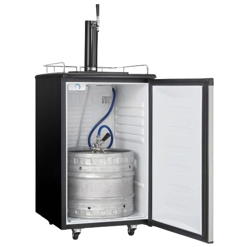 5.4 CuFt. Beer Keg Cooler, Holds Full Size Keg, Worktop