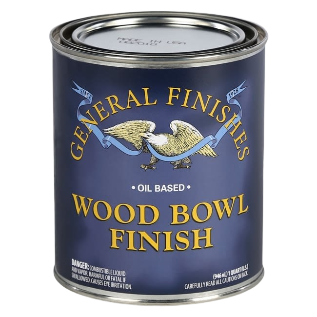 Can of oil-based wood bowl finish for woodworking and wood finishing in stains and sealers collection