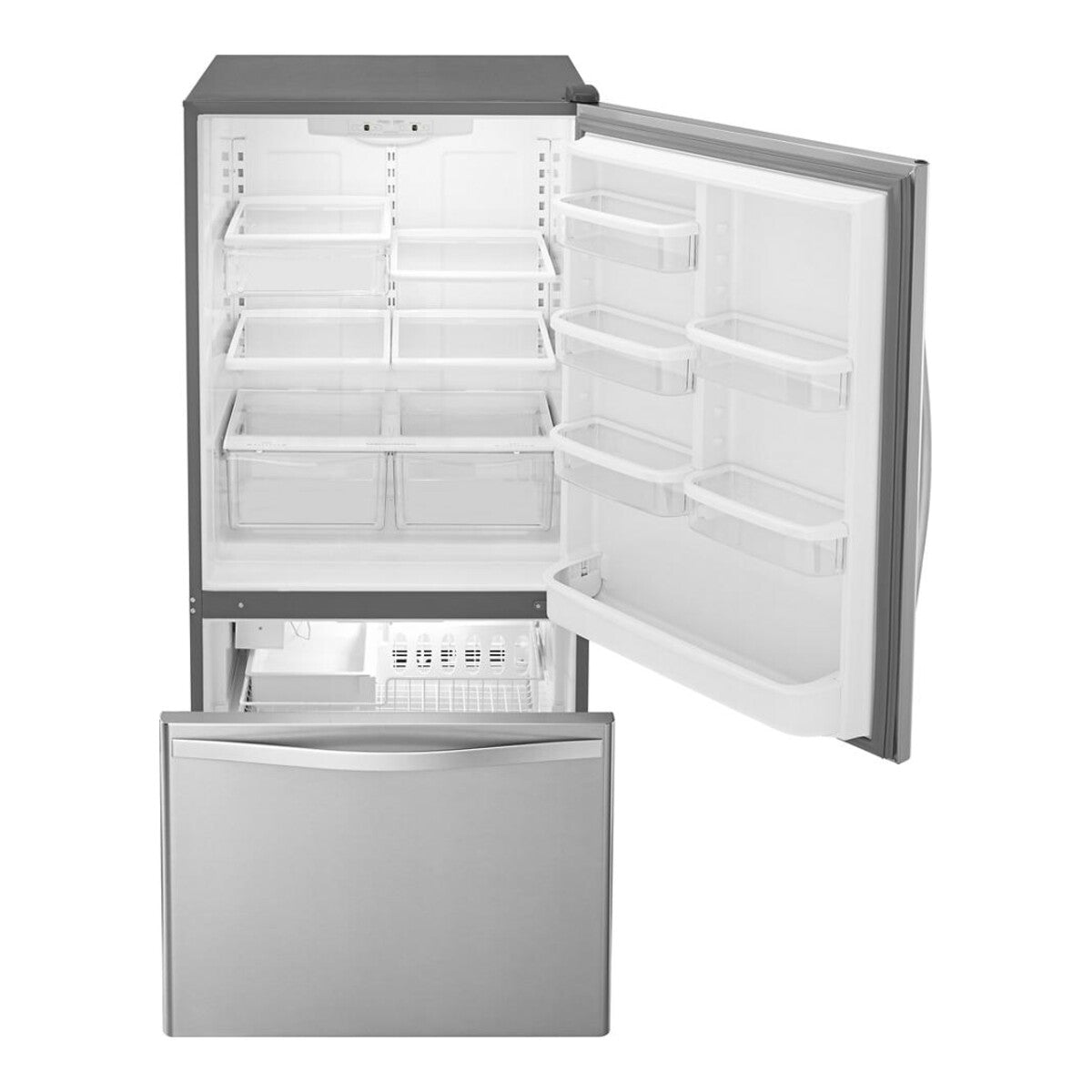 30-inches wide Bottom-Freezer Refrigerator with SpillGuard™ Glass Shelves - 18.7 cu. ft.