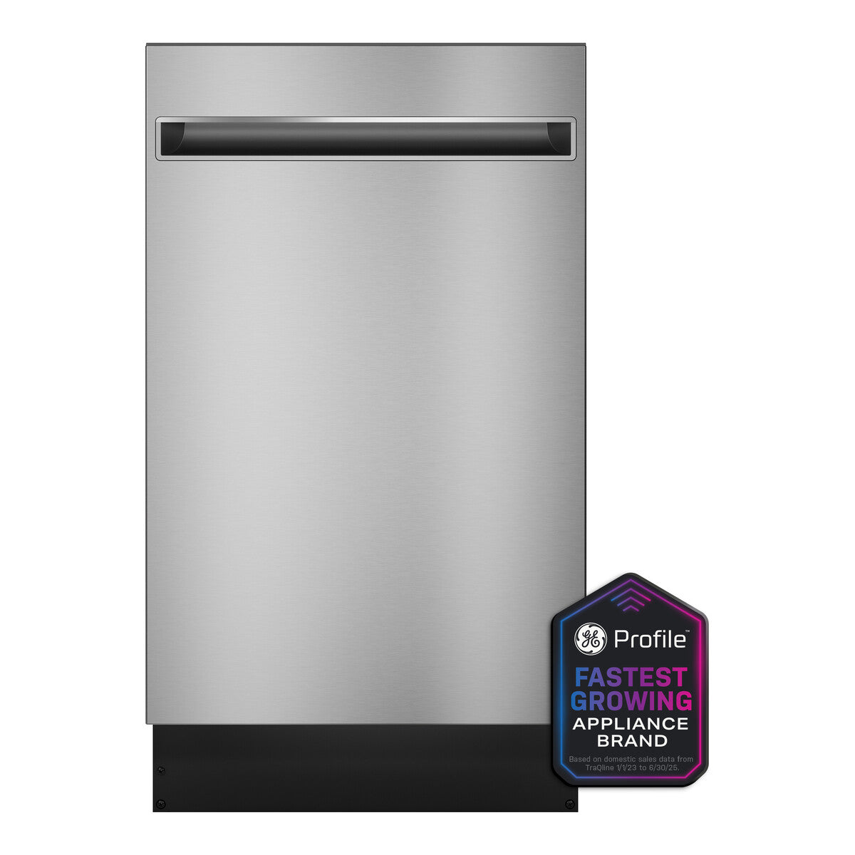 GE Profile™ ENERGY STAR® 18" ADA Compliant Stainless Steel Interior Dishwasher with Sanitize Cycle