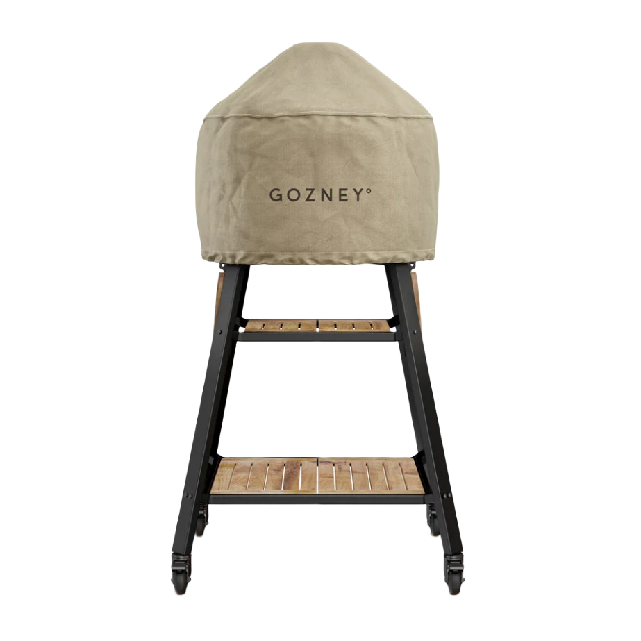 Weather-resistant protective cover in beige for outdoor ovens, part of grill covers and outdoor living collections under $100