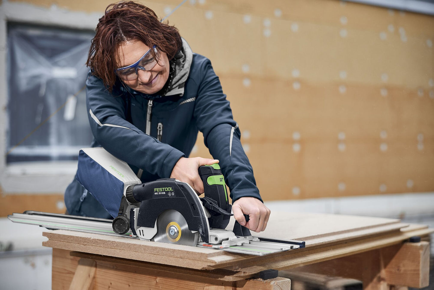 Festool 578303 Cordless Carpentry Saw HKC 55 KEB-F-Basic