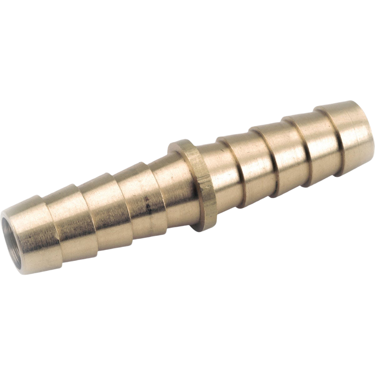 Brass hose barb union fitting with tapered ends for secure connection in plumbing and pipes & fittings collections
