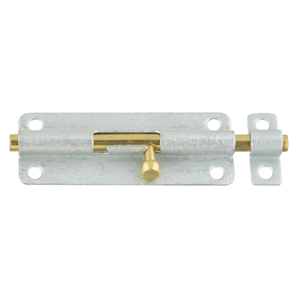 Galvanized steel door barrel bolt with brass sliding bolt for door and gate hardware under 50 home improvement tools