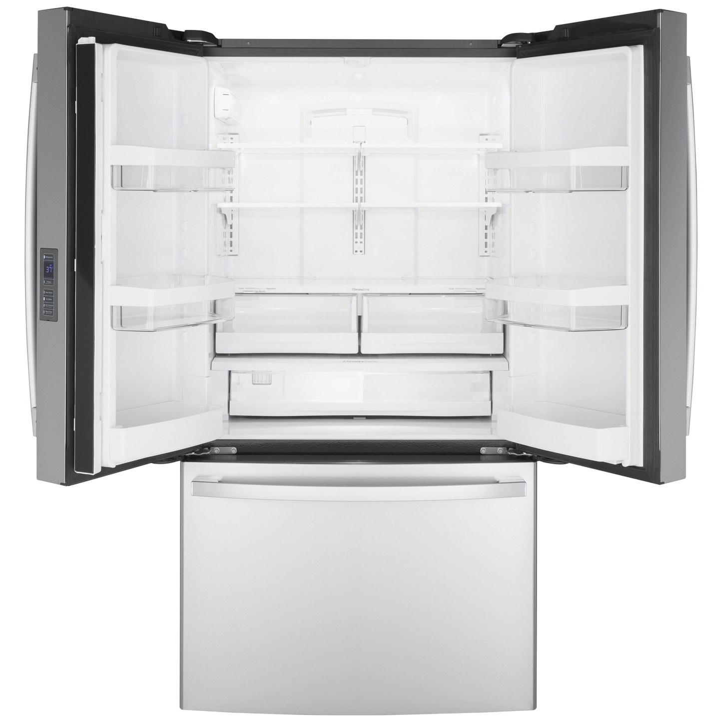 GE® ENERGY STAR® 23.1 Cu. Ft. Counter-Depth Fingerprint Resistant French-Door Refrigerator